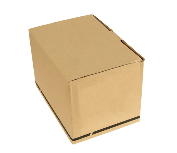 Pudełko na biały — Zdjęcie stockowe