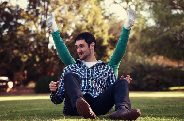 Pareja al aire libre — Foto de Stock