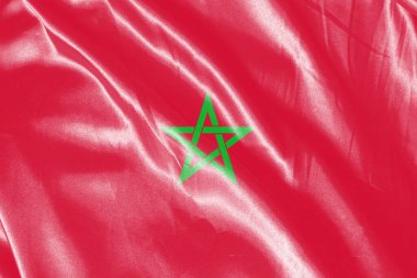 İpek arkaplanda bayrak resmi