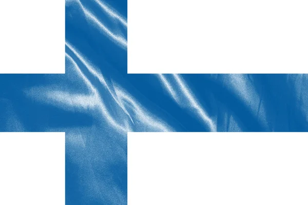 Flagge Auf Dem Seidenen Hintergrund Gemalt — Stockfoto