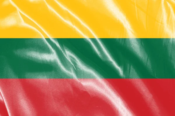 Flaga Pomalowana Jedwabnym Tle — Zdjęcie stockowe