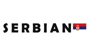 Bayrak taşıyan vatansever metin