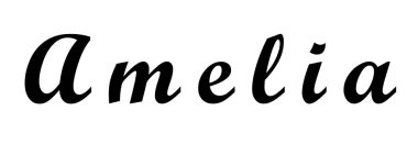 Beyaz üzerine basit metin adı tasarımı