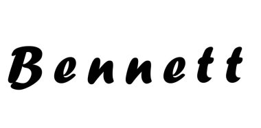 Beyaz üzerine basit metin adı tasarımı