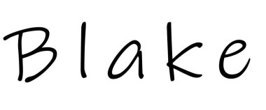 Beyaz üzerine basit metin adı tasarımı