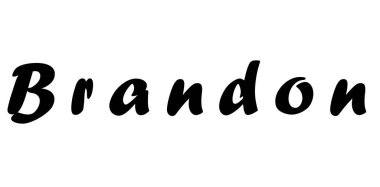 Beyaz üzerine basit metin adı tasarımı