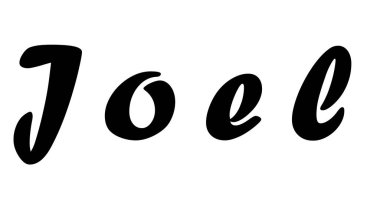 Amari için basit metin adı tasarımı