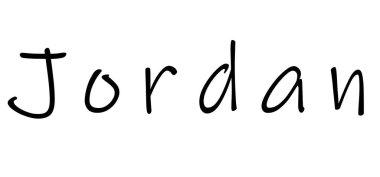 Amari için basit metin adı tasarımı