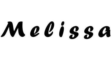 Beyaz üzerine basit metin adı tasarımı