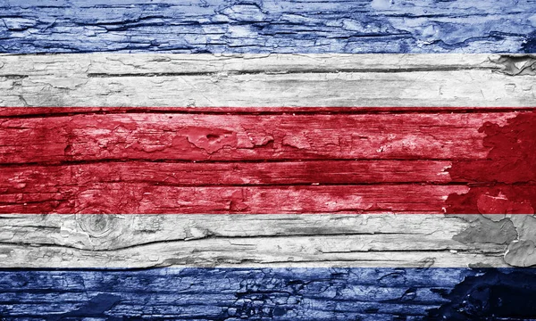 Textura Madera Con Bandera Pintada — Foto de Stock