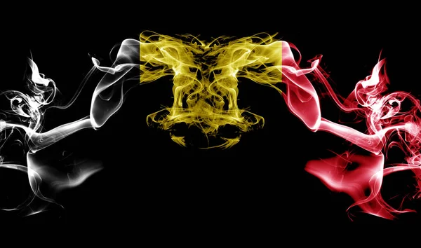 Humo Abstracto Con Bandera — Foto de Stock