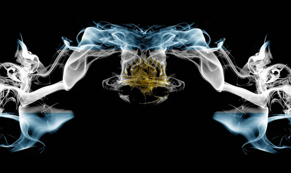 Humo Abstracto Con Bandera — Foto de Stock