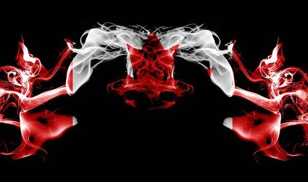 Fumaça Abstrata Com Bandeira — Fotografia de Stock