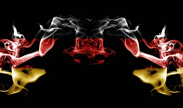 Fumaça Abstrata Com Bandeira — Fotografia de Stock