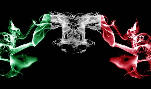 Humo Abstracto Con Bandera — Foto de Stock