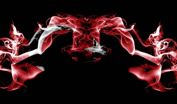 旗と抽象的な煙 — ストック写真