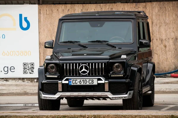 Μπατούμι Γεωργία Μαρτίου 2021 Mercedes Στους Δρόμους Της Batumi — Φωτογραφία Αρχείου