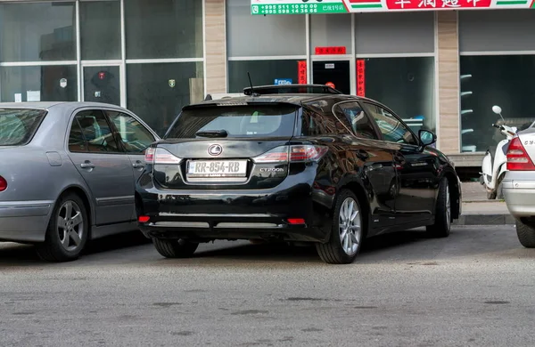 Batum Gürcistan Mayıs 2022 Lexus Arabası Batumi Sokaklarında — Stok fotoğraf