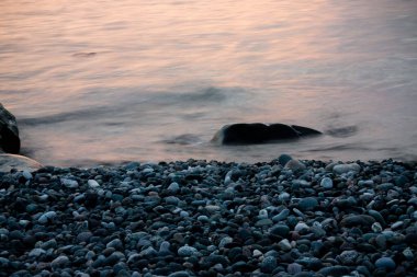 Batum şehrindeki sahil şeridi. Georgia