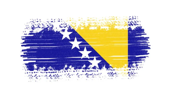 Desenho Artístico Pintura Bandeira — Fotografia de Stock