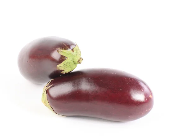 Aubergine vegetabiliska isolerad på vit bakgrund — Stockfoto