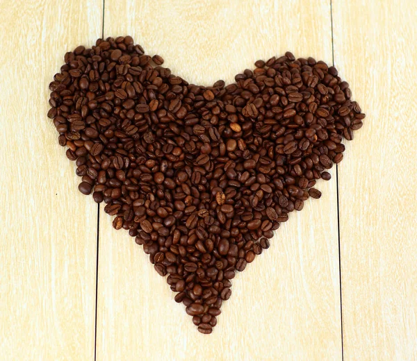 Koffie hart van vlam van liefde. — Stockfoto