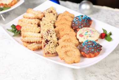 çeşitli lezzetli mutfak ürünleri.