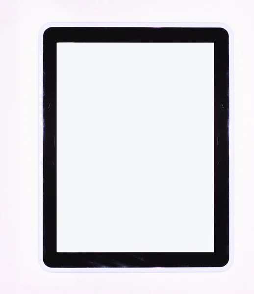 Tabletta számítógép elszigetelt a hátterek — Stock Fotó