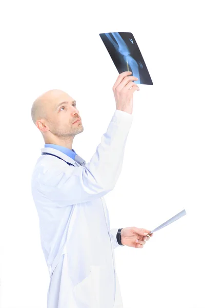 Young doctor man with stethoscope — Stock Photo, Image