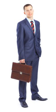 genç işadamı portföyü.