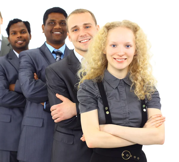 A group of international businessmen. — Stock Photo, Image