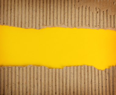 kendi metin için karton yer