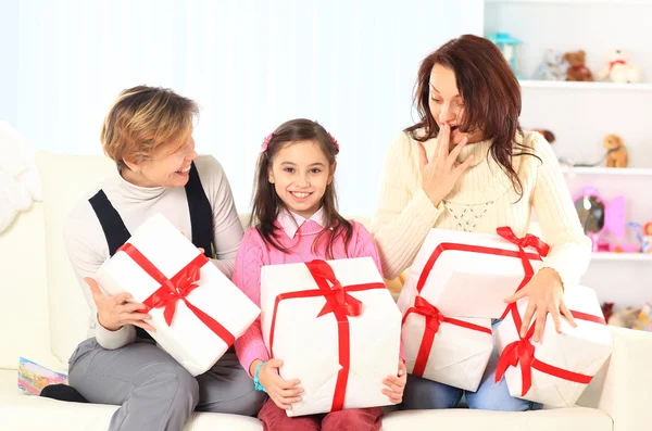 Födelsedagspresenter. — Stockfoto