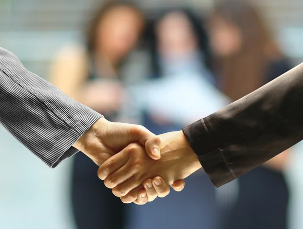 Business handshake e business — Foto Stock