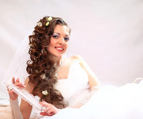 Giovane sposa attraente . — Foto Stock