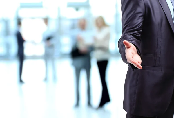 iş adamı. El sıkışmak için alkış. işlem sonuç.