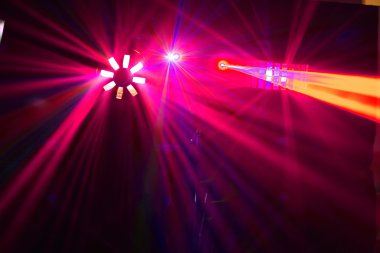 disko. lazer gösterisi.