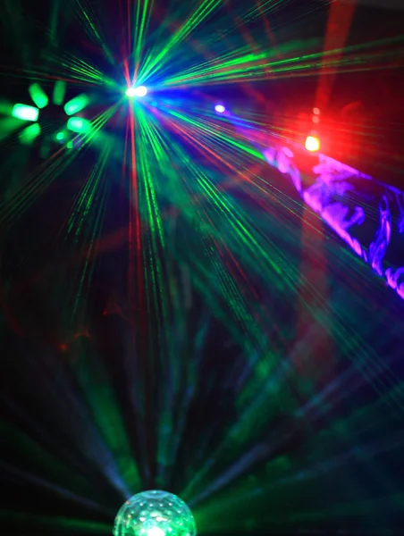 Discoteca. show de laser. — Fotografia de Stock