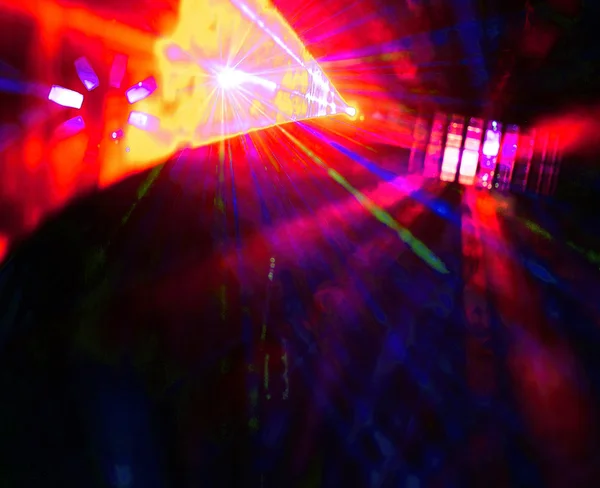 Disco. Laser show. — Stock Photo, Image