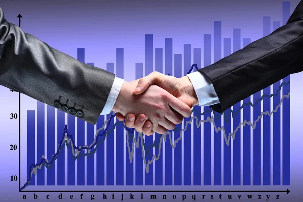 The businessman. Hand for a handshake. The conclusion of the transaction. — Stock Photo, Image