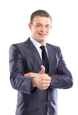 genç, güzel, başarılı iş adamı.