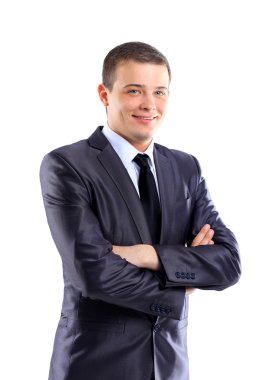 genç, güzel, başarılı iş adamı.