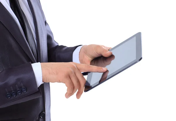 Businessman with the tablet. — Stock Photo, Image