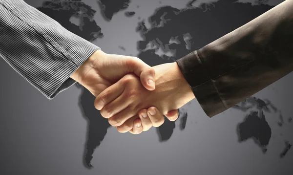 Handshake. The conclusion of the transaction — Stock Photo, Image