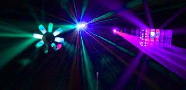 disko. lazer gösterisi.