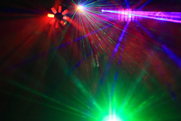Disco. Laser-show. — Stockfoto