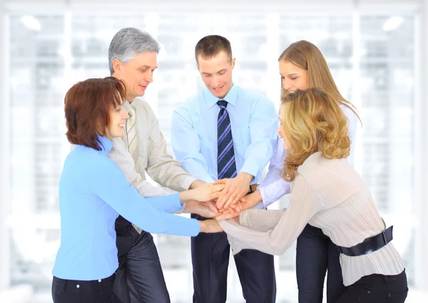 A group of business people in the office. Stock Photo