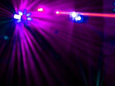 disko. lazer gösterisi.