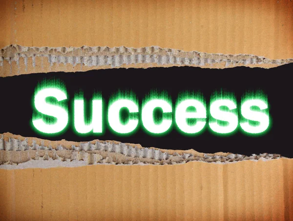 Abstração com a inscrição "Sucesso " — Fotografia de Stock