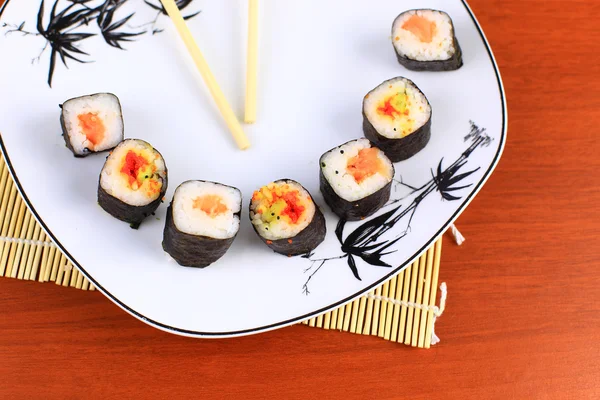 传统的日本食物，寿司 — 图库照片